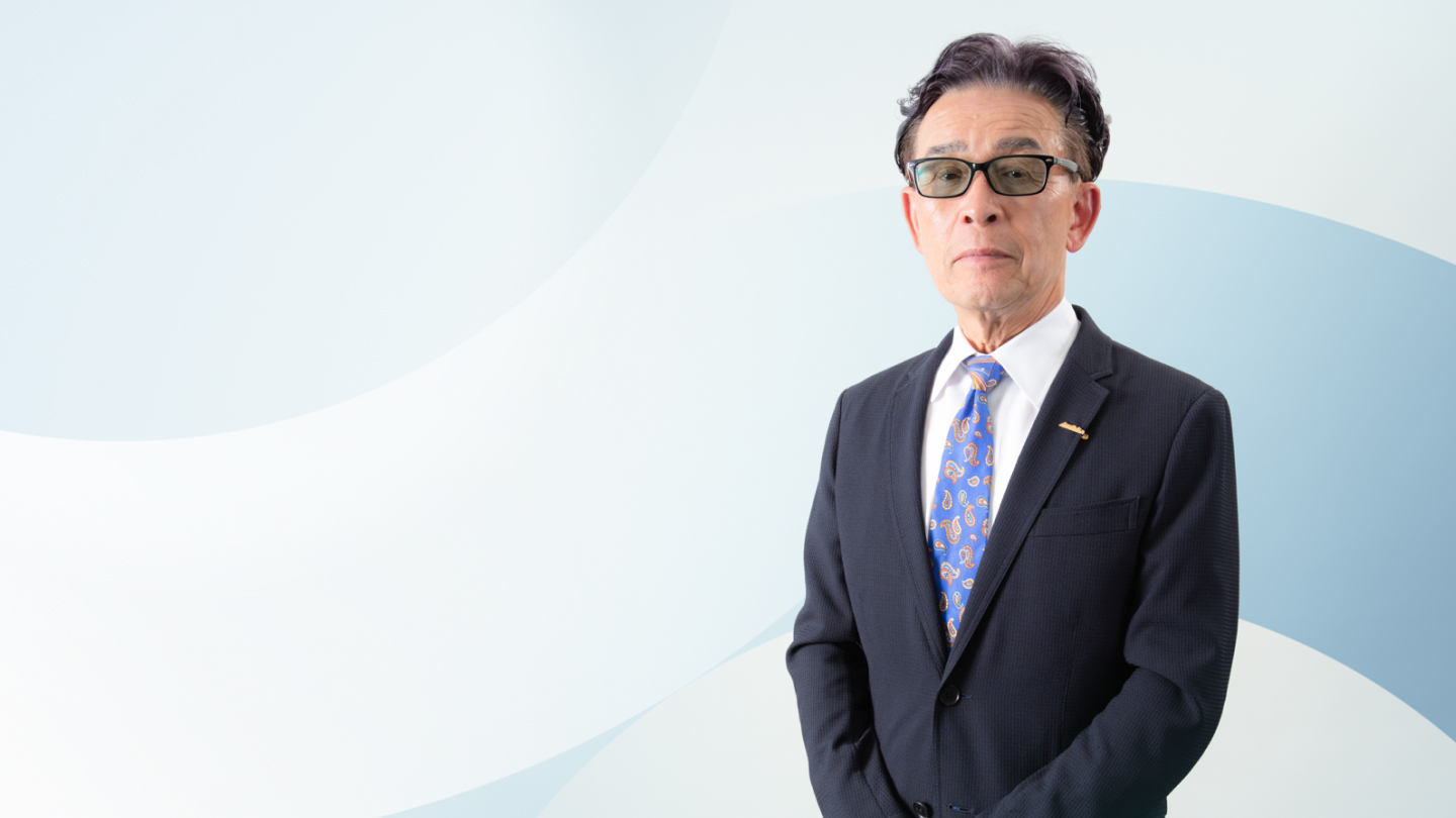 代表取締役の写真。